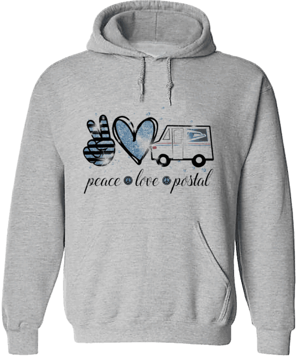 #HSWS10 - Peace Love Postal Standard Hoodie
