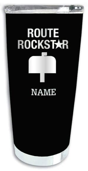Route Rockstar Custom Laser Engraved Premium Tumbler 20oz.